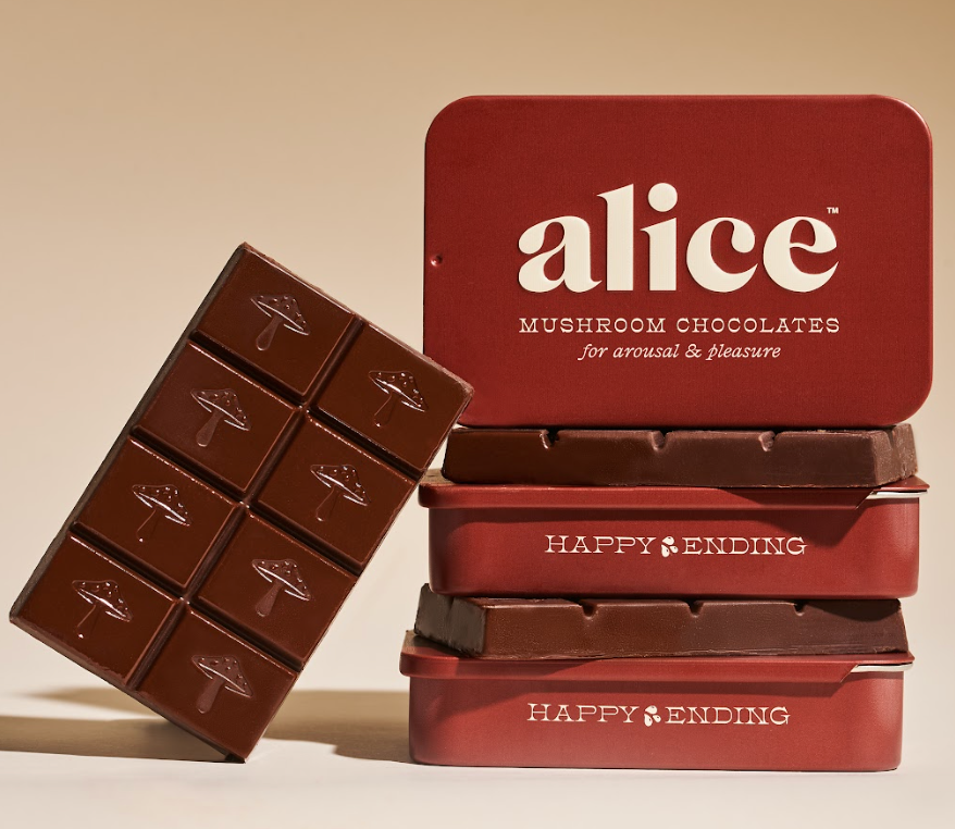 Alice Mushroom Chocolates