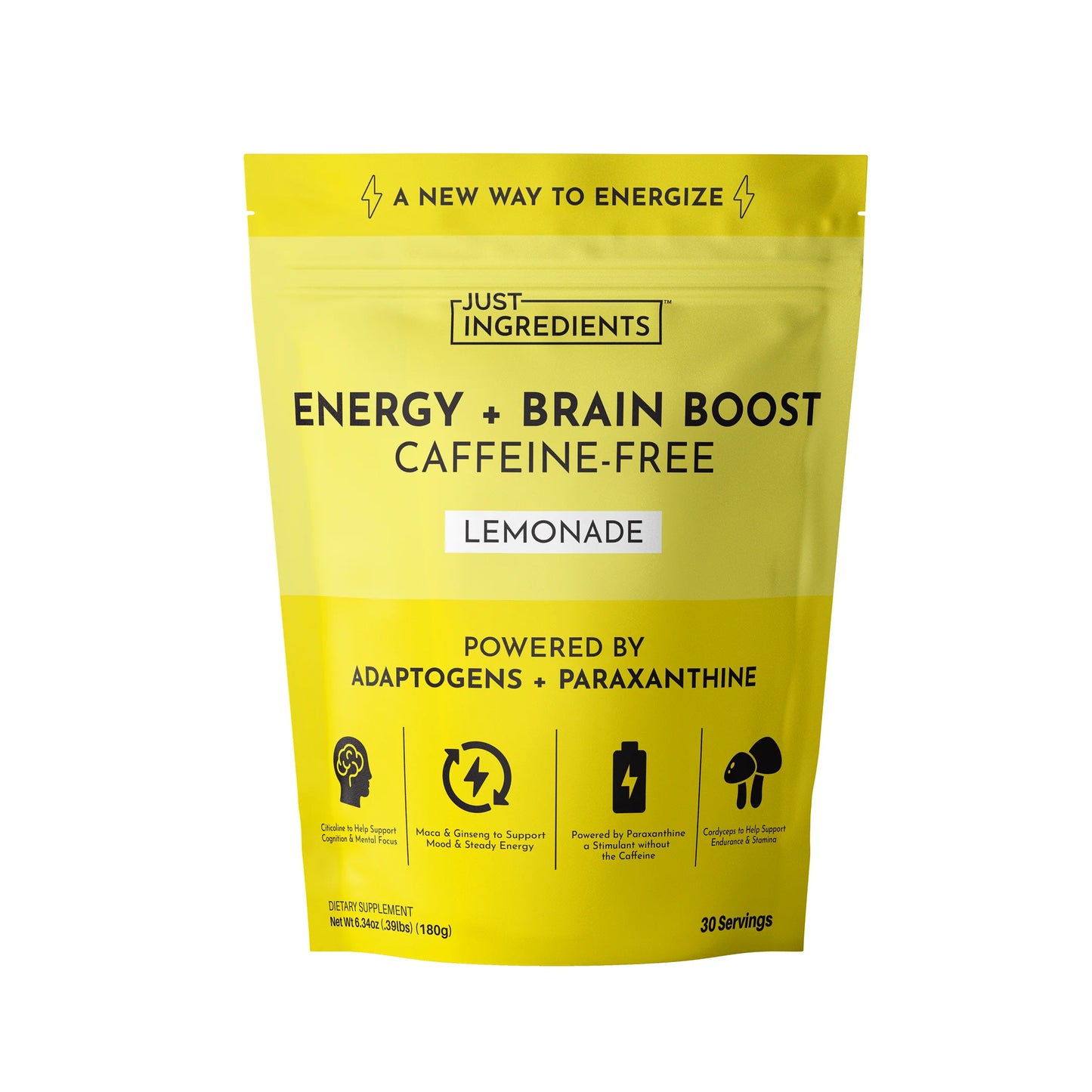 Just Ingredients: Brain + Energy