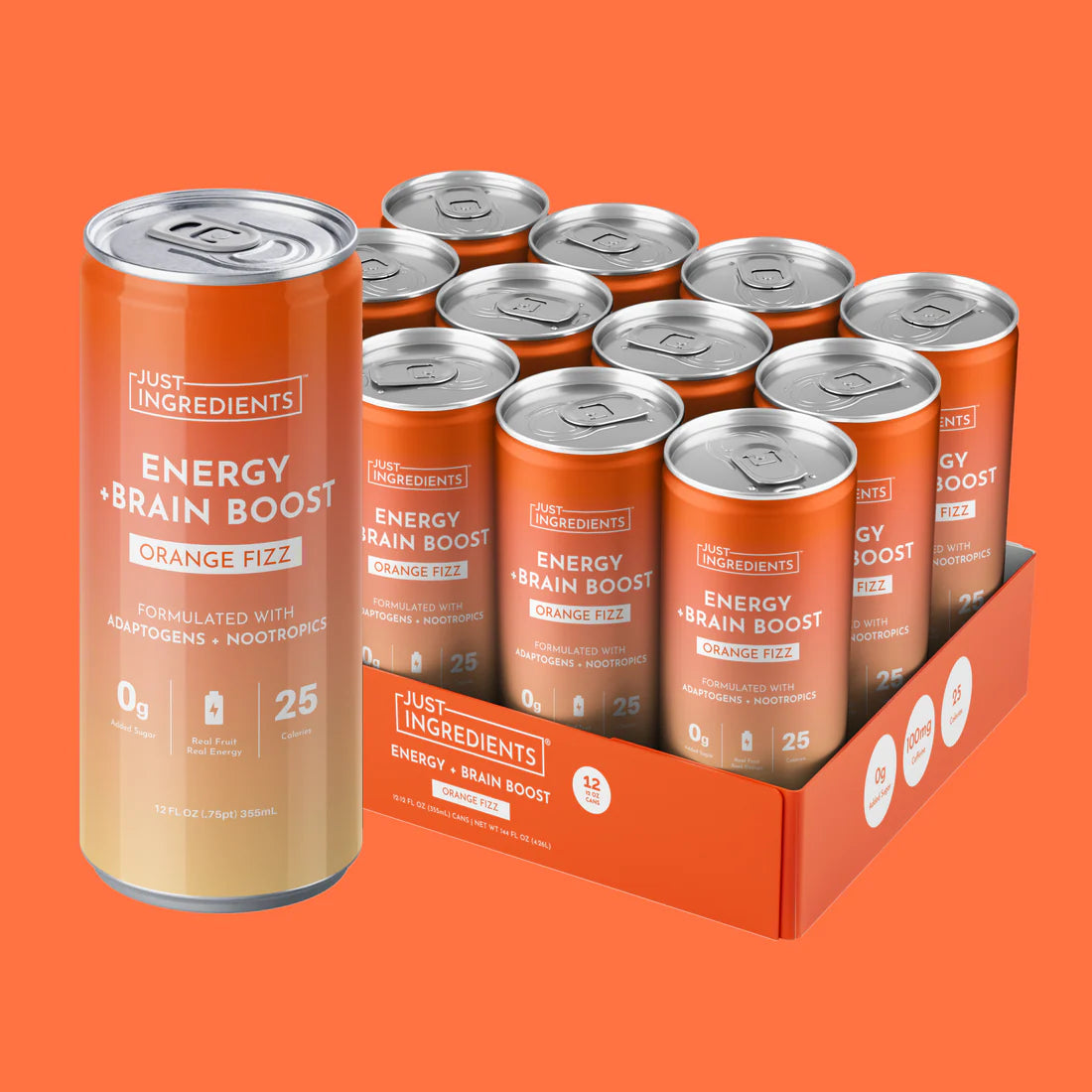 Just Ingredients: 12 pack Energy