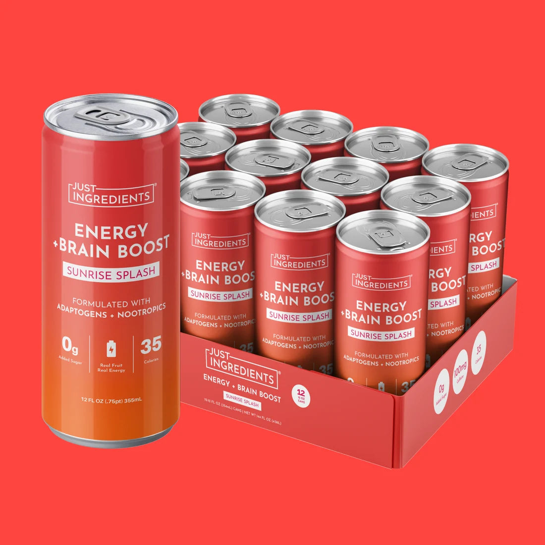 Just Ingredients: 12 pack Energy