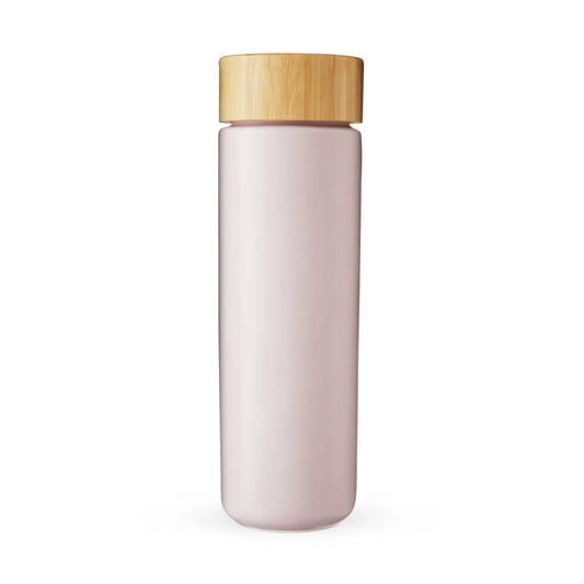 Pinky up: Tatyana Ceramic Travel Mug with Infuser in Lavender